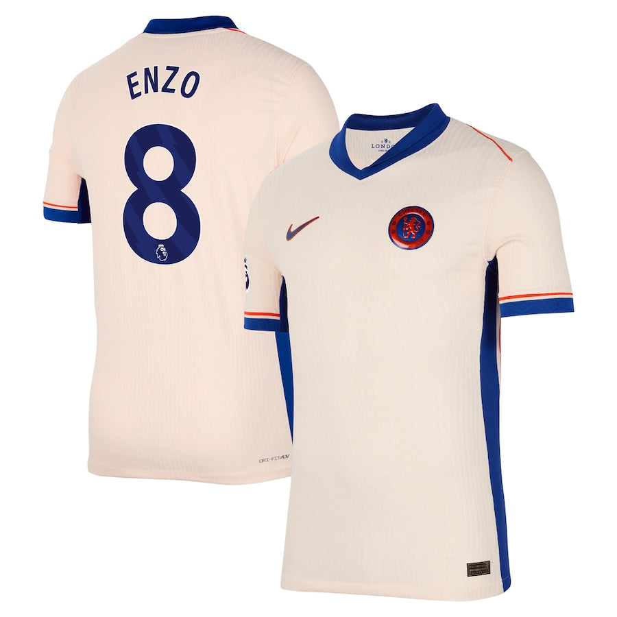 Enzo Fernández Chelsea 2024/25 Away Player Soccer Shirt - Orange