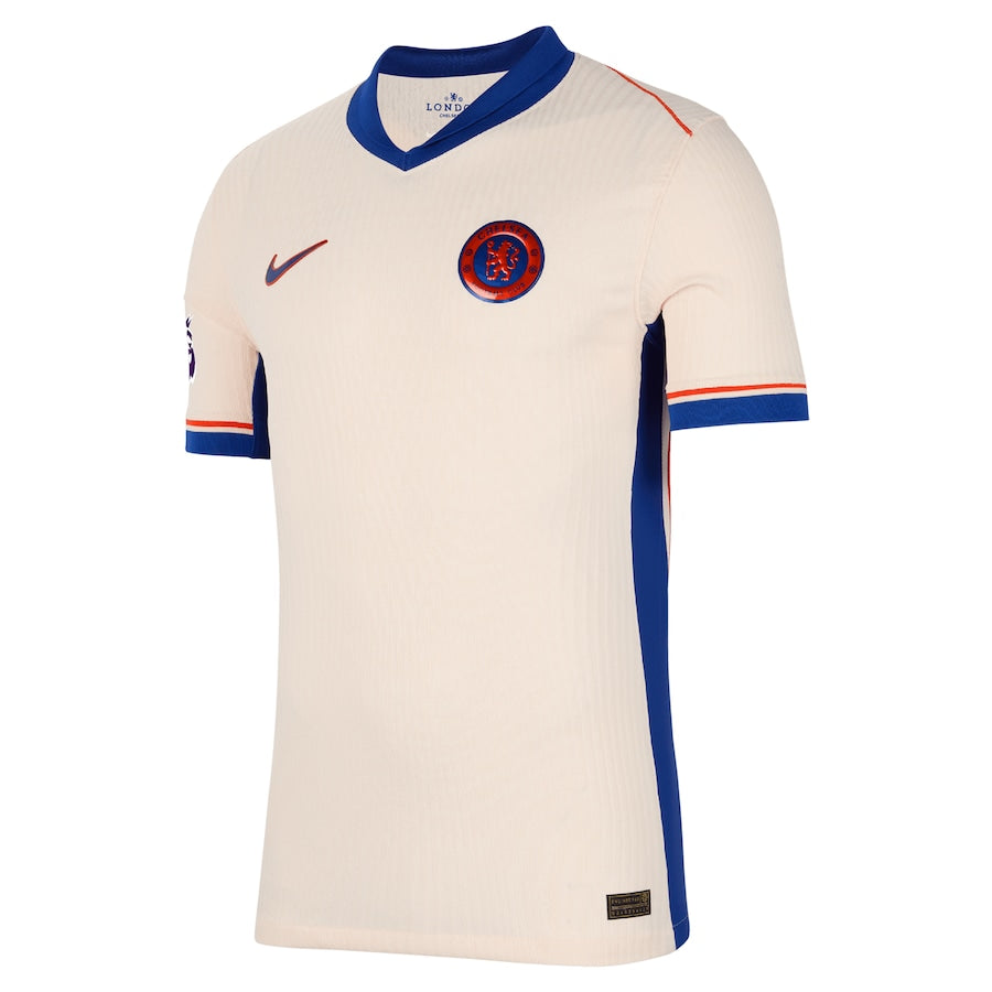 Moisés Caicedo Chelsea 2024/25 Away Player Soccer Shirt - Orange
