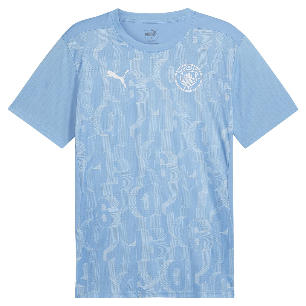 Manchester City 2024/25 Pre-Match Soccer Shirt - Light Blue