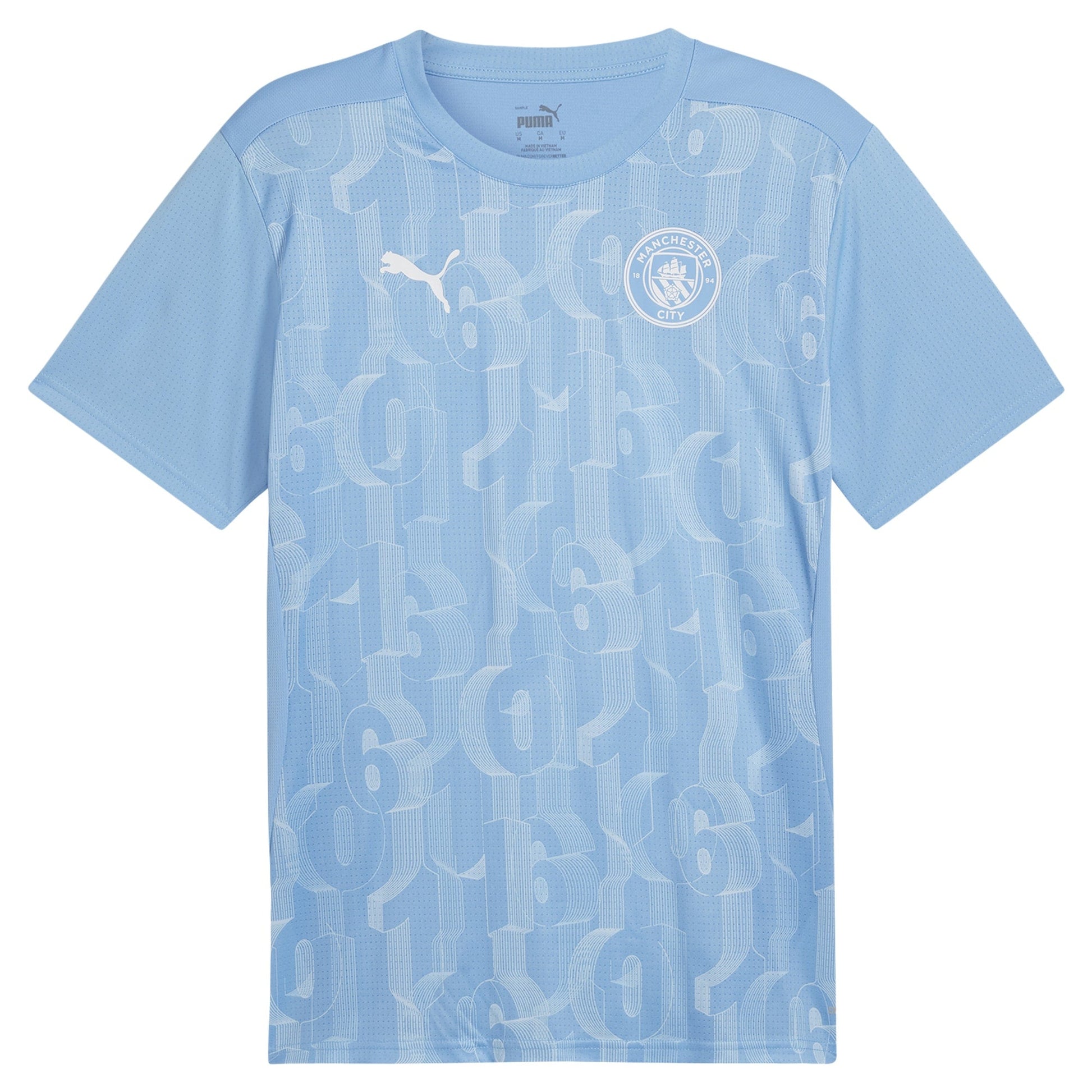 Manchester City 2024/25 Pre-Match Soccer Shirt - Light Blue