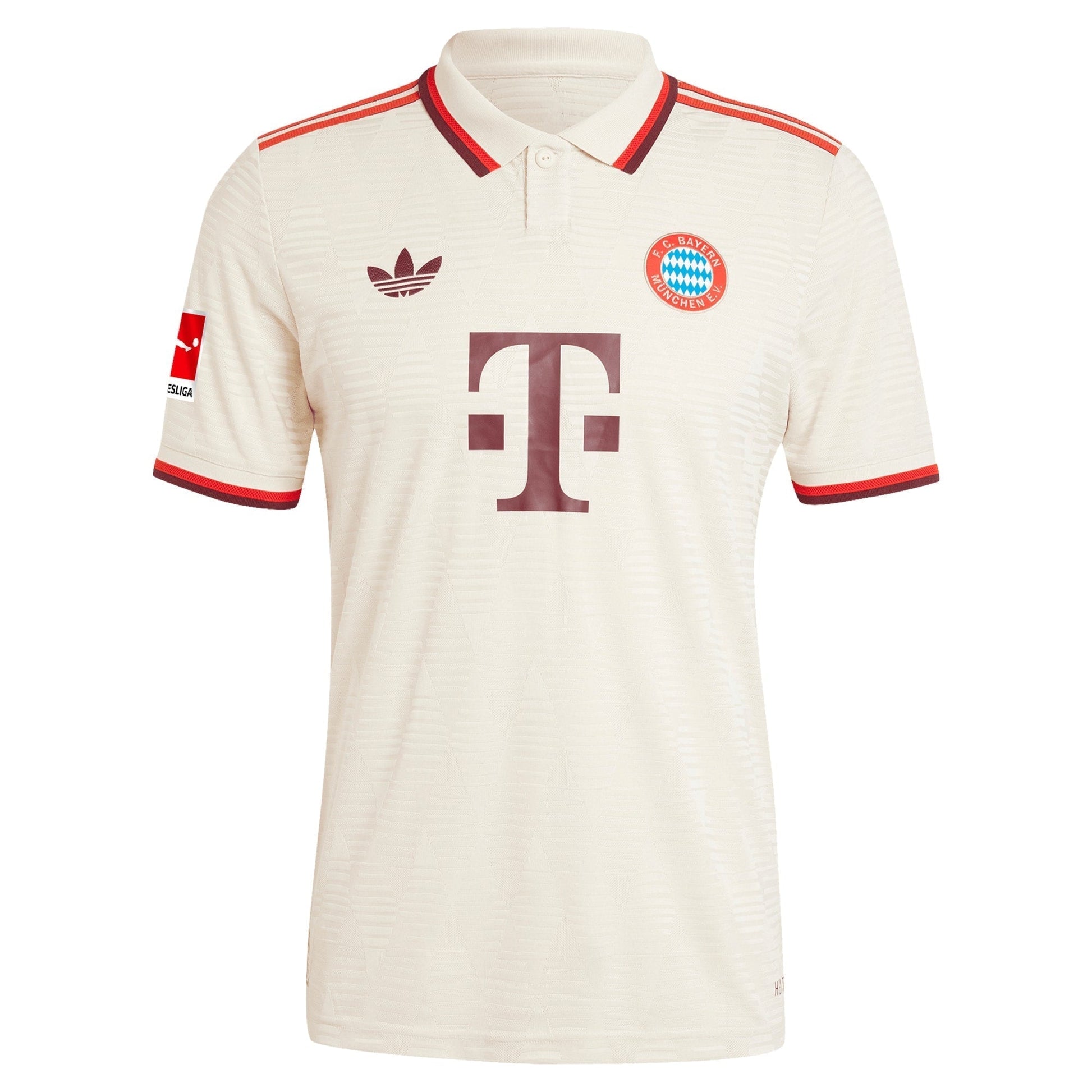 Jamal Musiala Bayern Munich 2024/25 Third Player Soccer Shirt - Cream