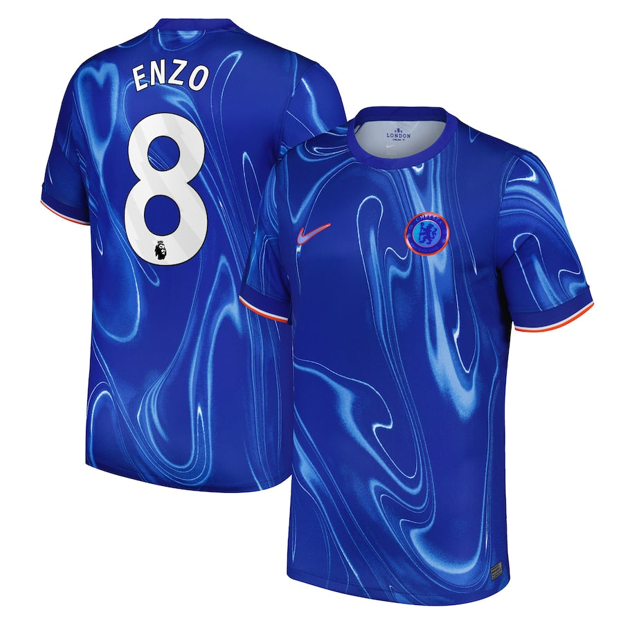 Enzo Fernández Chelsea 2024/25 Home Player Soccer Shirt - Blue