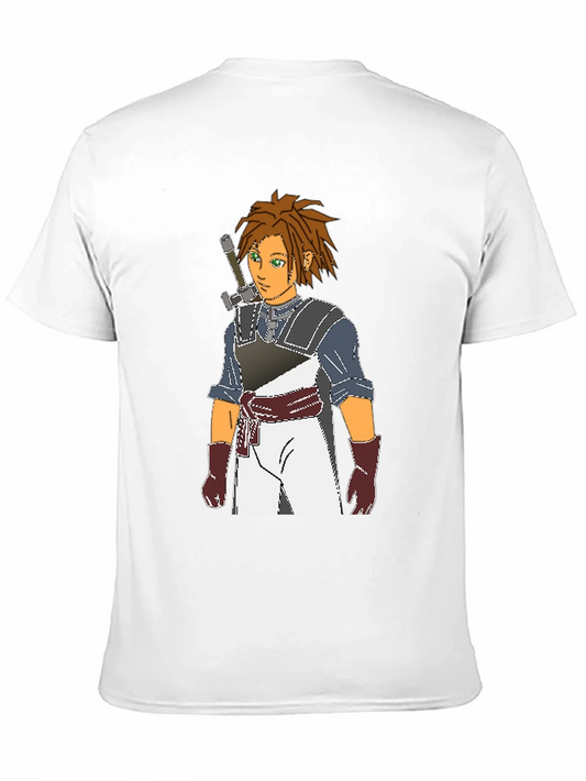 Anime Character Graphic Black T-Shirt