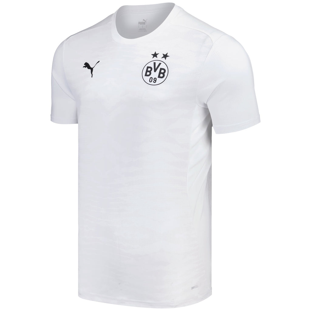 Borussia Dortmund Prematch Soccer Shirt - White