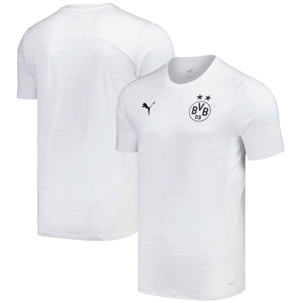 Borussia Dortmund Prematch Soccer Shirt - White