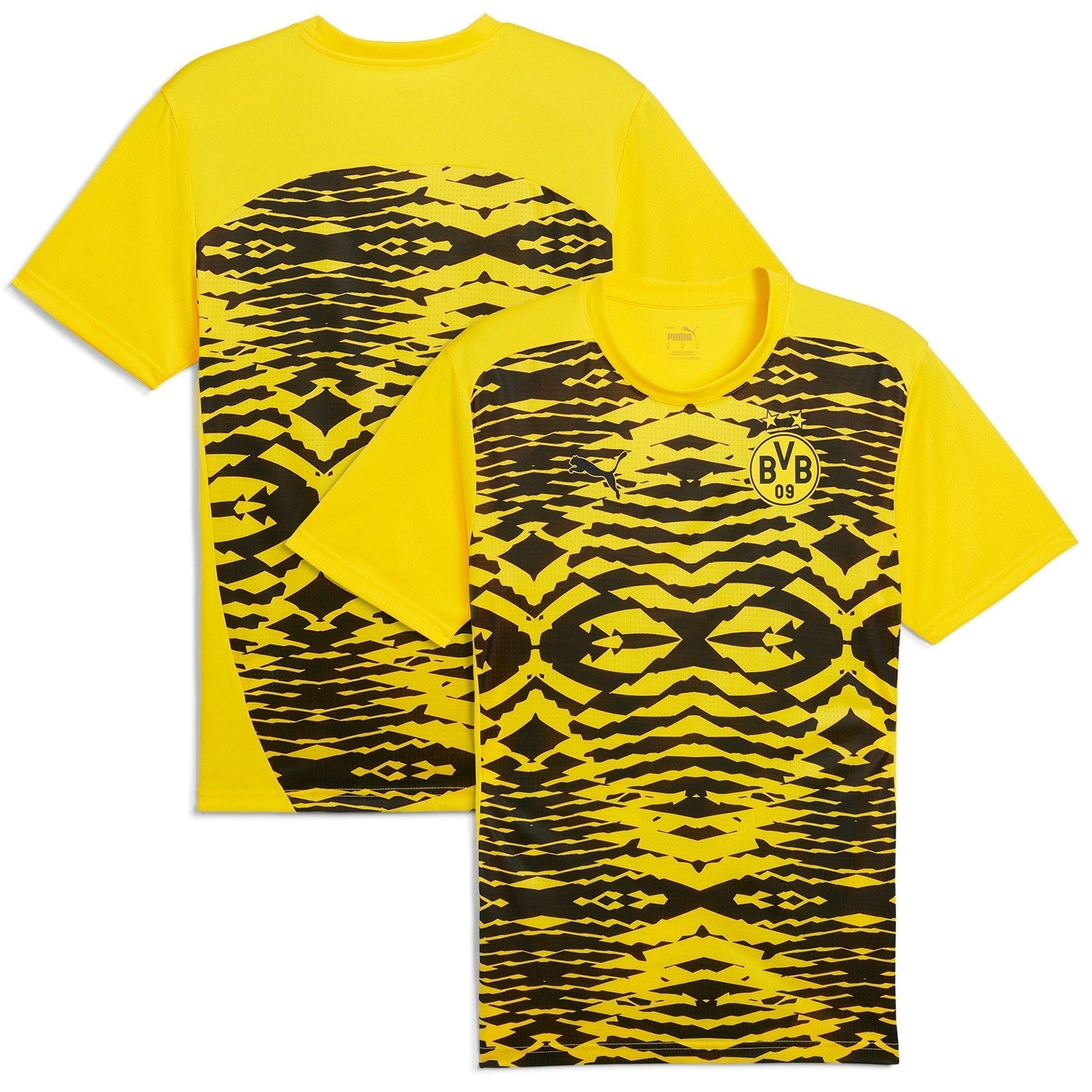 Borussia Dortmund Prematch Soccer Shirt - Yellow