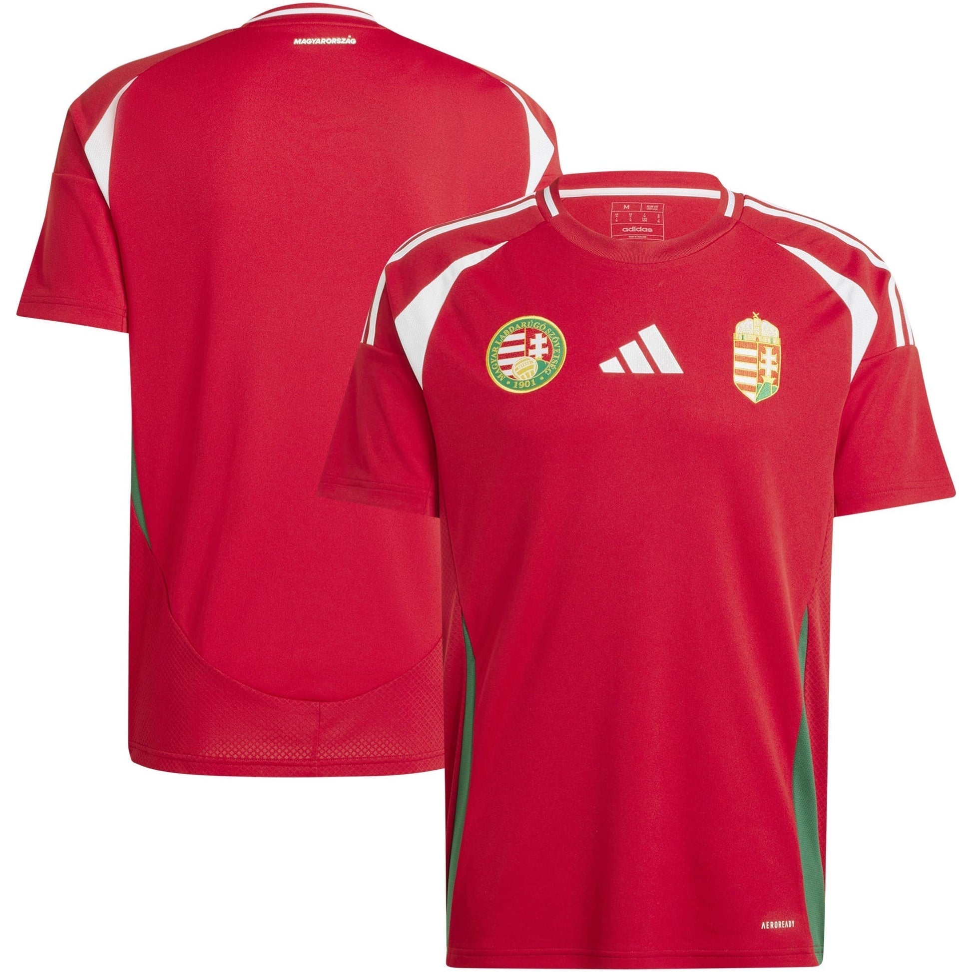 Hungary Home Shirt 2024 Custom Soccer Shirt - Red