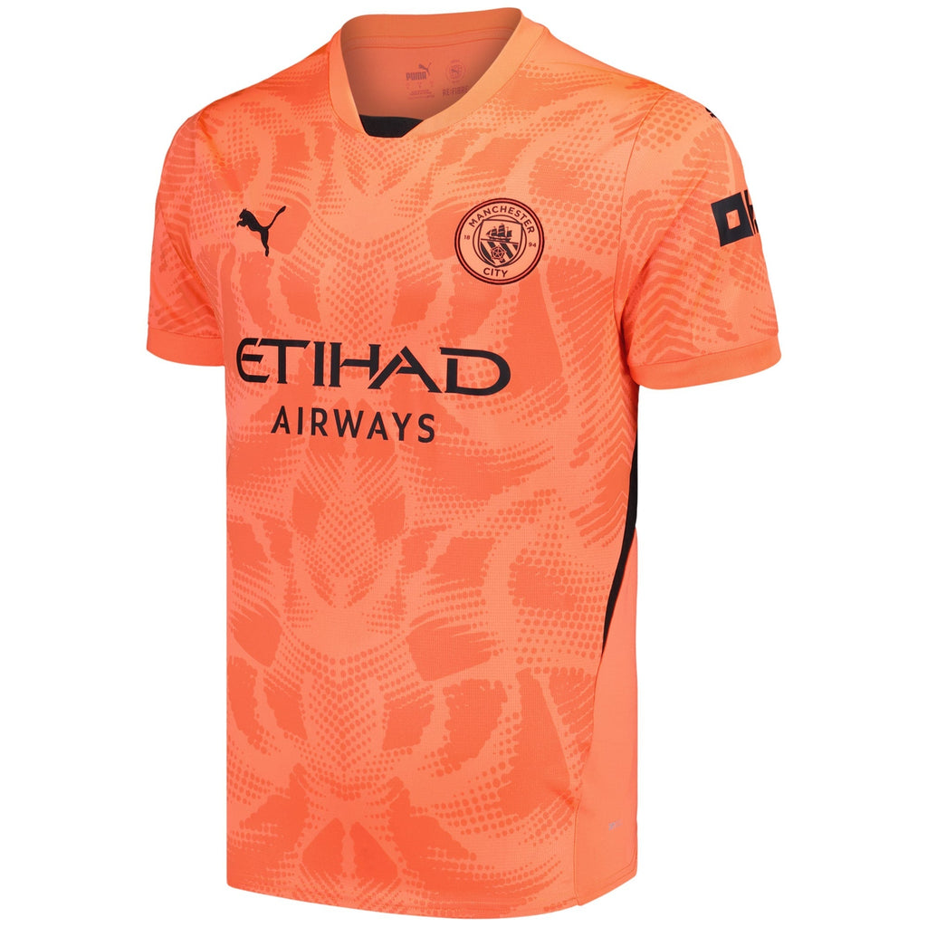 Manchester City Goalkeeper Shirt 2024-25 Custom Soccer Shirt - Orange