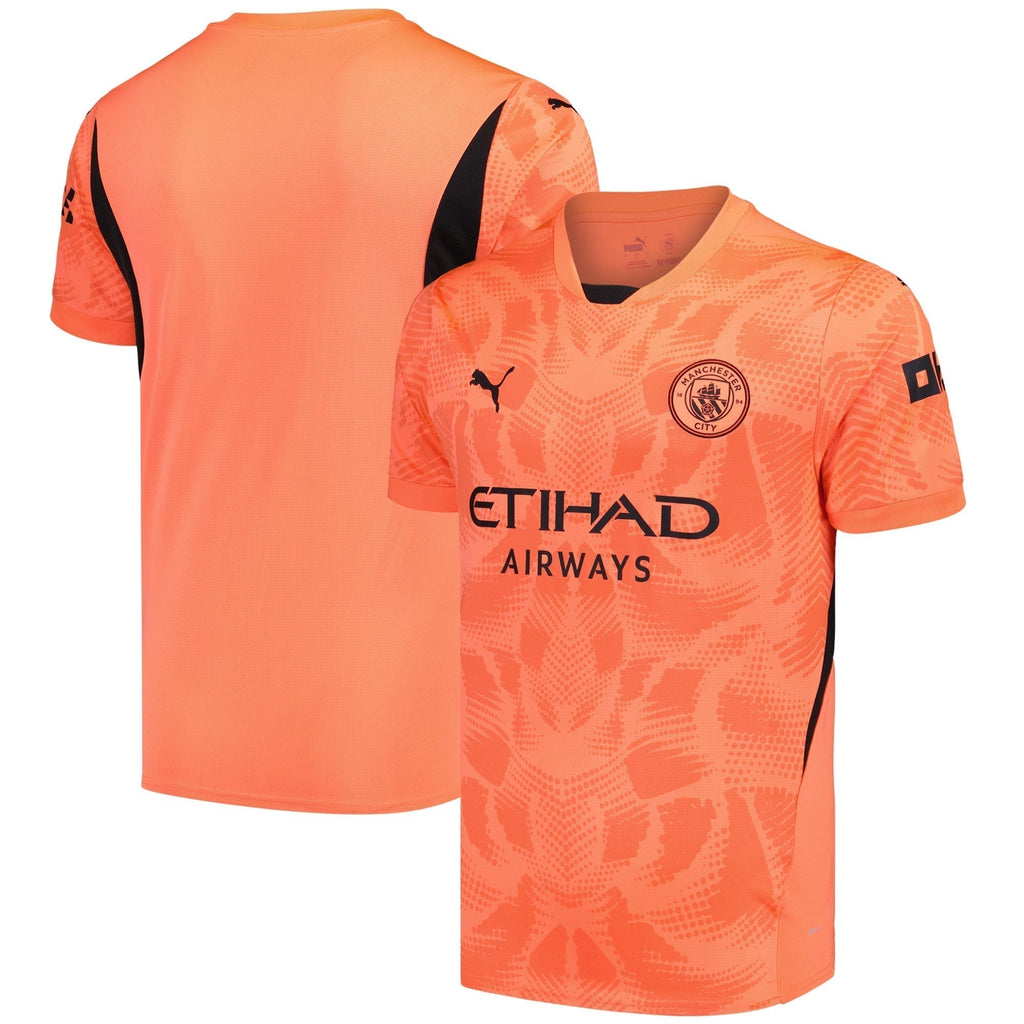 Manchester City Goalkeeper Shirt 2024-25 Custom Soccer Shirt - Orange