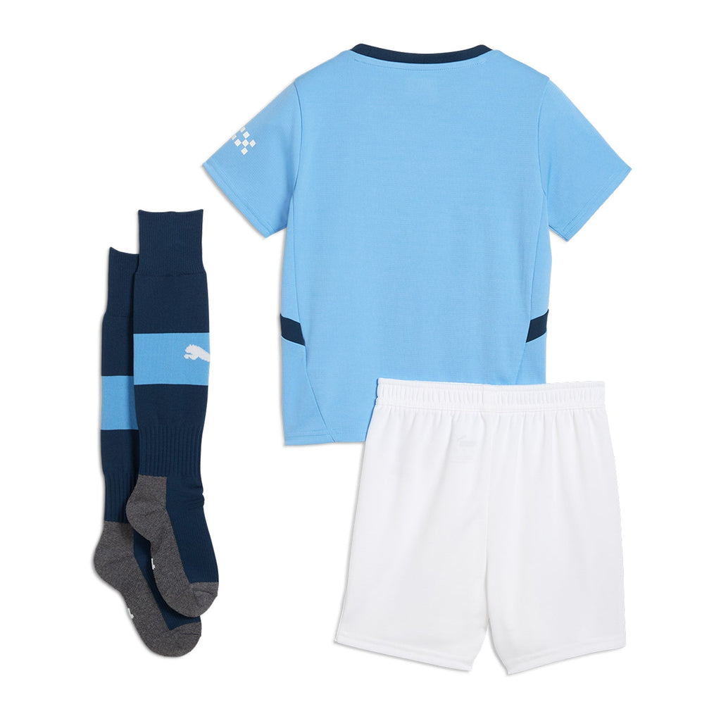 Manchester City Home Minikit 2024-25 Custom Soccer Shirt - Blue