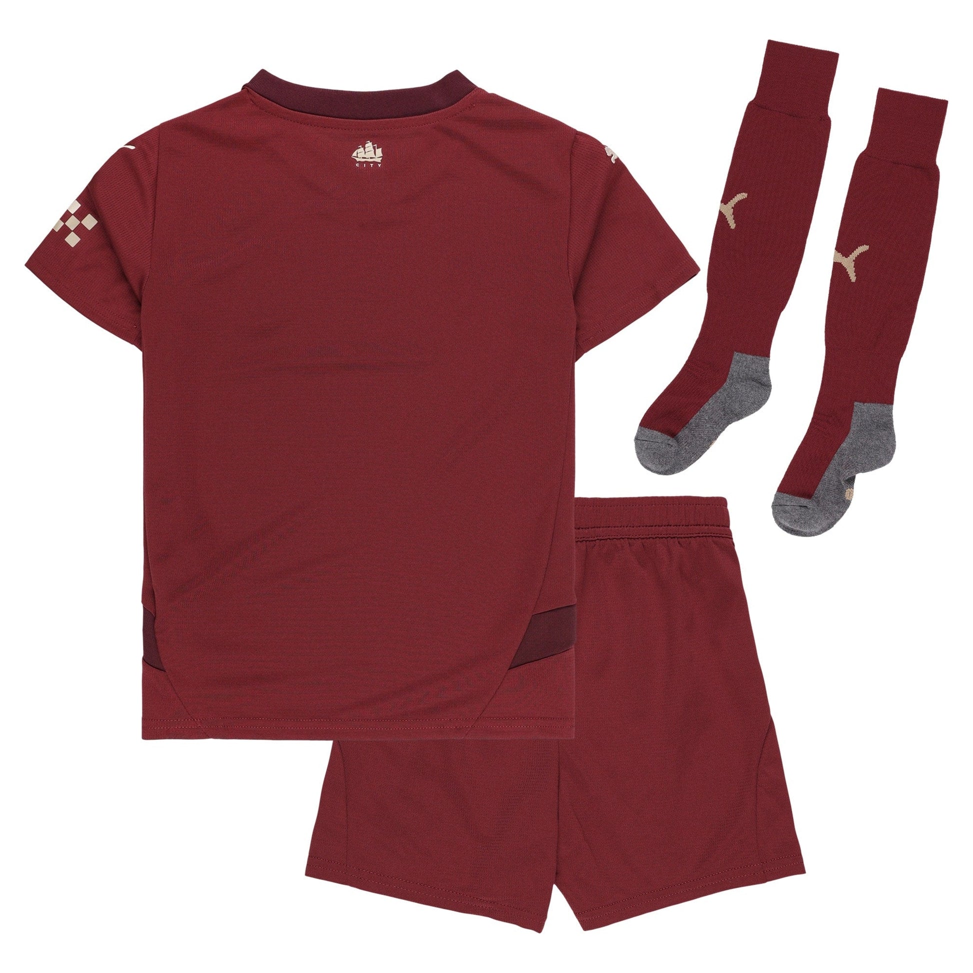 Manchester City Third Minikit 2024-25 Custom Soccer Shirt Kids