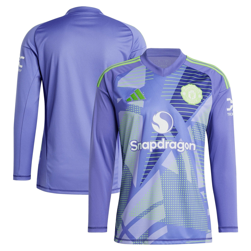 Manchester United Home Goalkeeper Shirt 2024-25 - Long Sleeve Custom Soccer Shirt