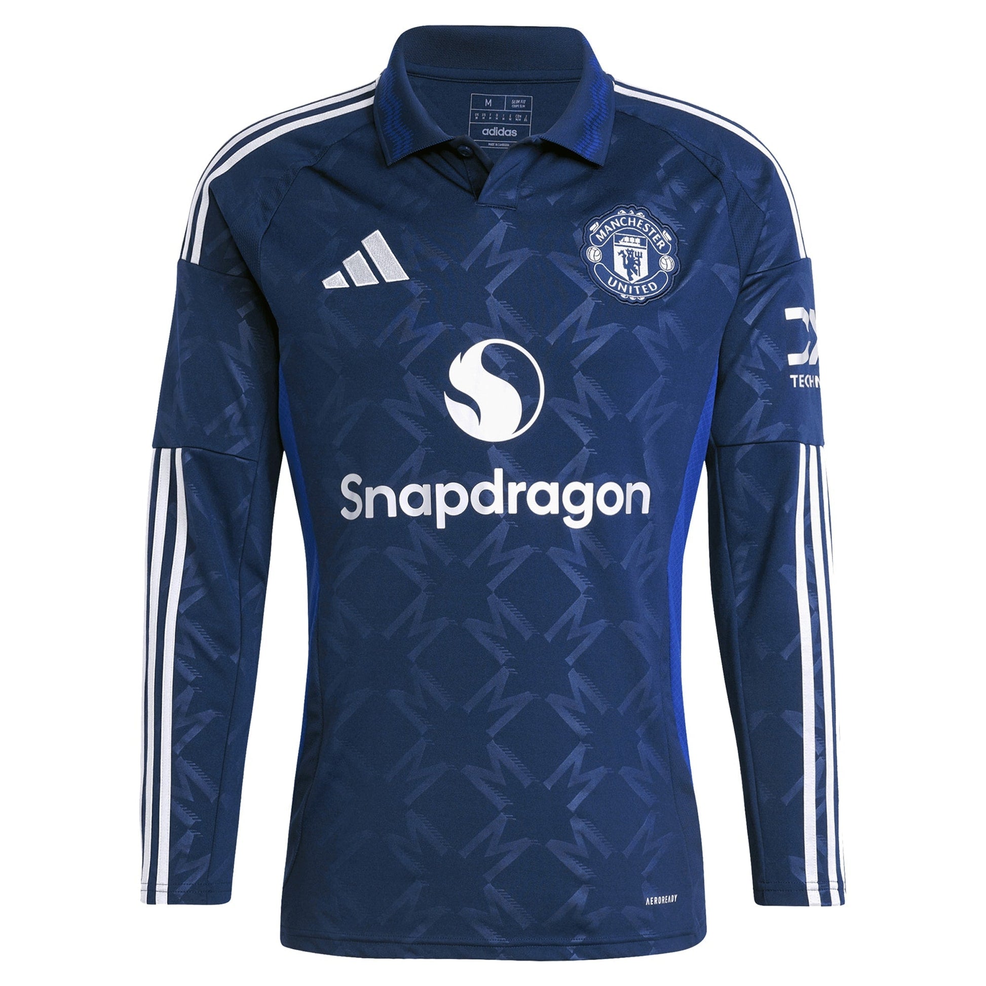 Manchester United EPL Away Shirt 2024-25 - Long sleeve with Rashford 10 printing Soccer Shirt - Blue