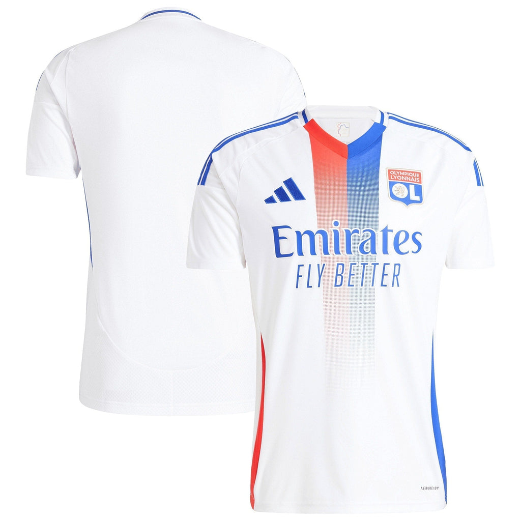 Olympique Lyon Home Shirt 2024-25 Custom Soccer Shirt - White
