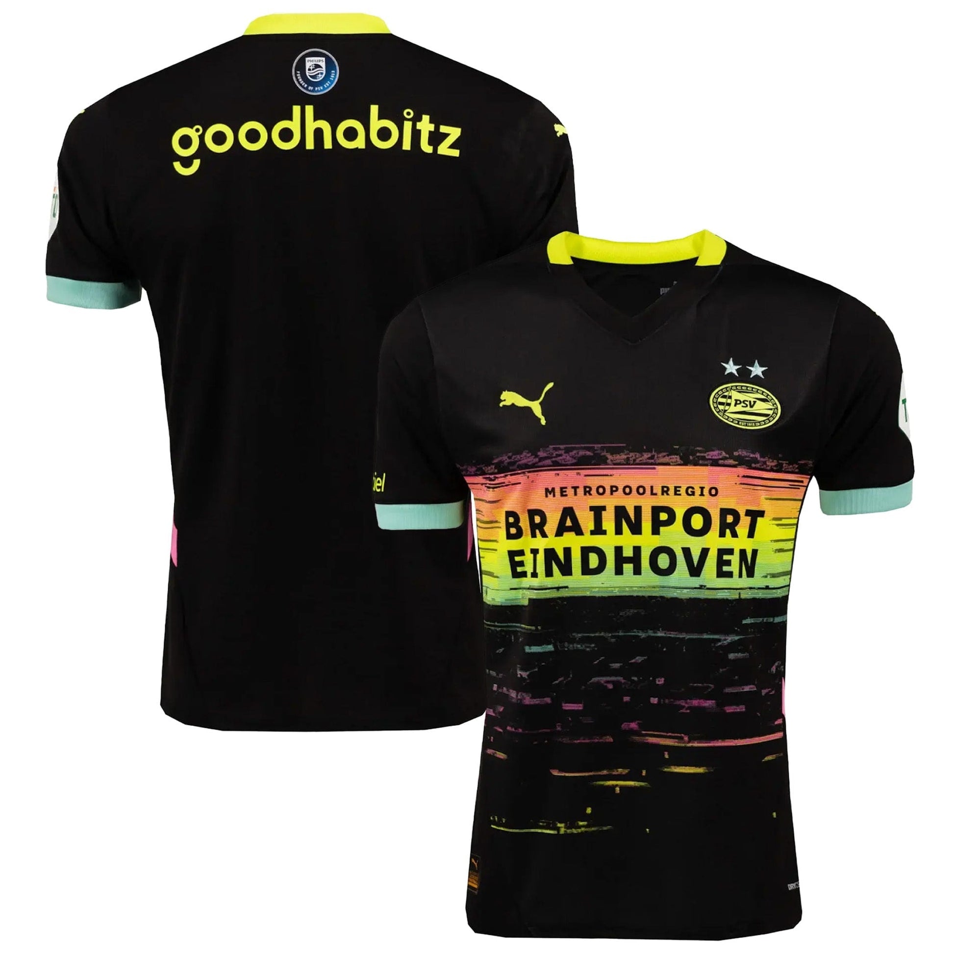 PSV Away Shirt 2024-25 Custom Soccer Shirt - Black