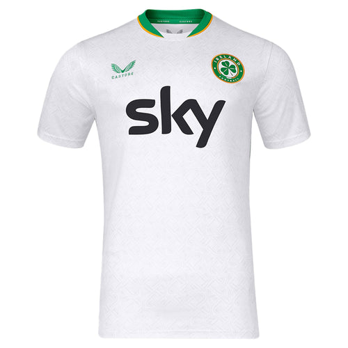 Republic of Ireland Castore Away Shirt 2024 Custom Soccer Shirt - White