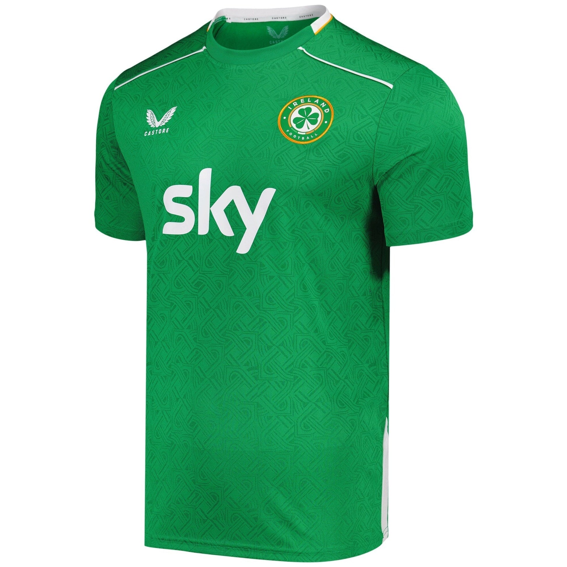Republic of Ireland Castore Home Pro Shirt 2024 Custom Soccer Shirt - Green