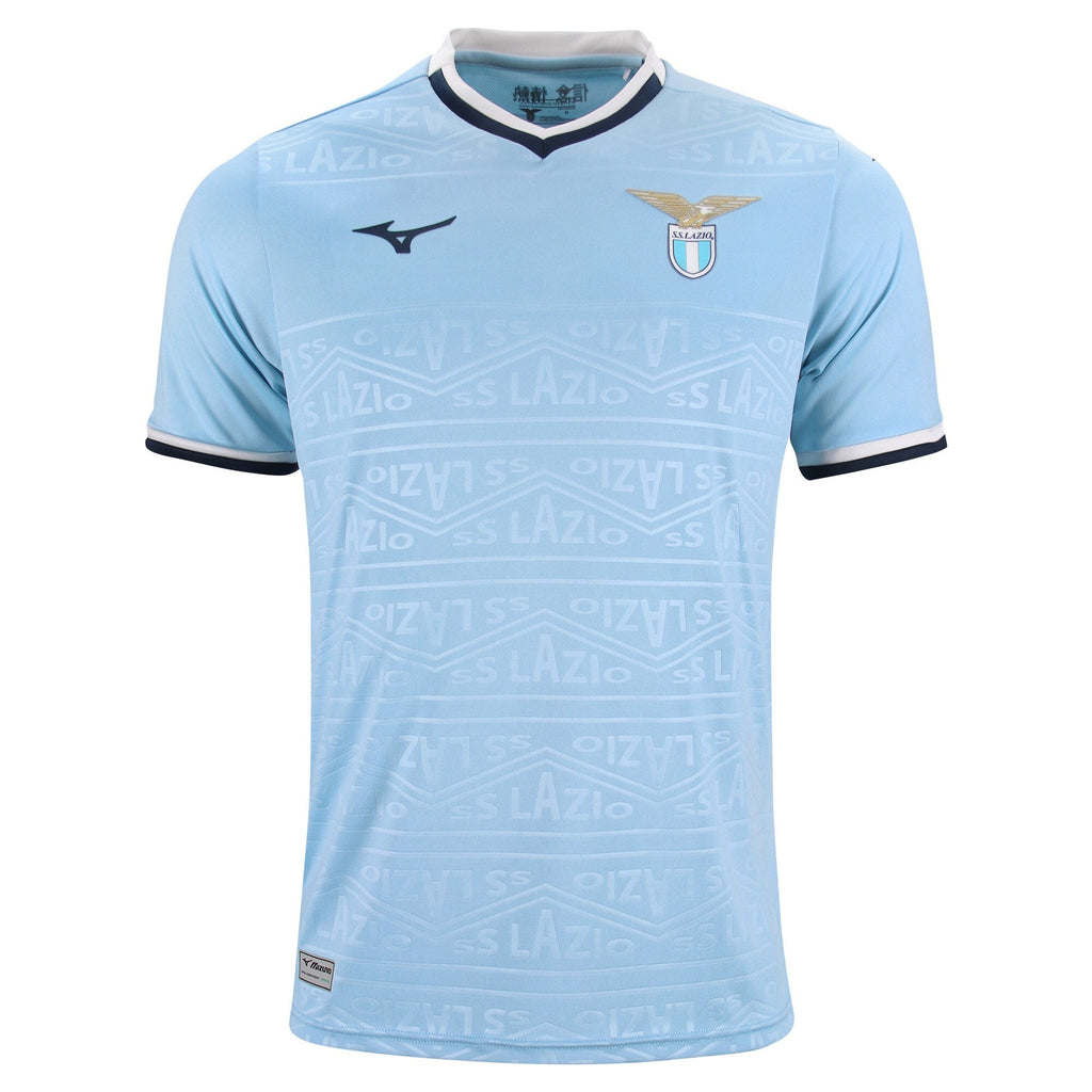 S. S. Lazio Mizuno Home Shirt 2024-25 Custom Soccer Shirt - Blue