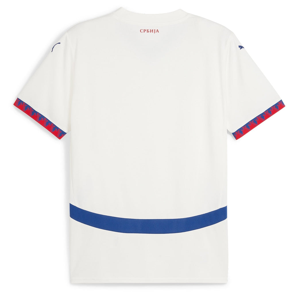 Serbia Away Shirt 2024-25 Custom Soccer Shirt - White