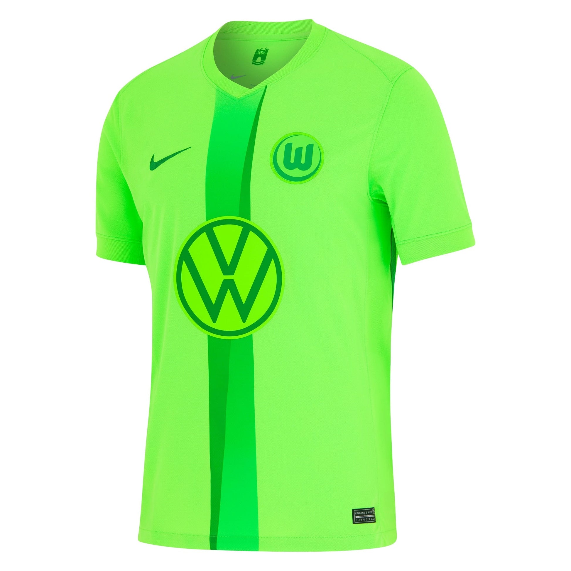 VfL Wolfsburg Home Stadium Shirt - 2024-25 Custom Soccer Shirt - Green