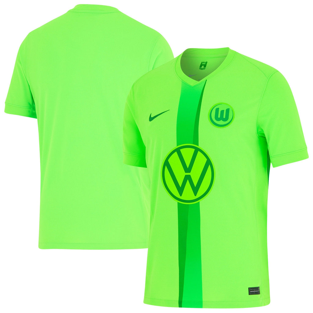 VfL Wolfsburg Home Stadium Shirt - 2024-25 Custom Soccer Shirt - Green